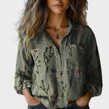 Vintažinė gėlėta palaidinė