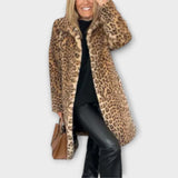 Amara – leopardo rašto paltas