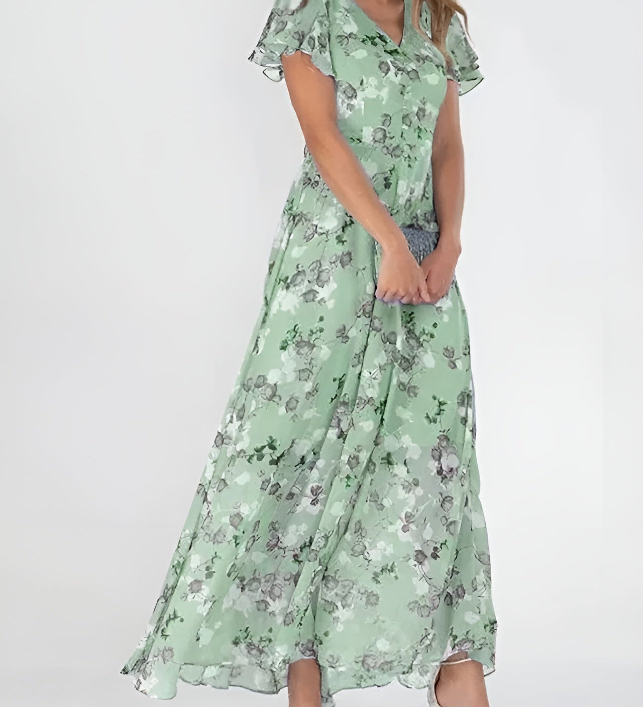 Elegantiška suknelė, paslepianti pilvuką