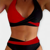 Bikinis sukryžmintu kaklu