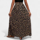 Leopard midi sijonas