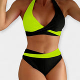 Bikinis sukryžmintu kaklu