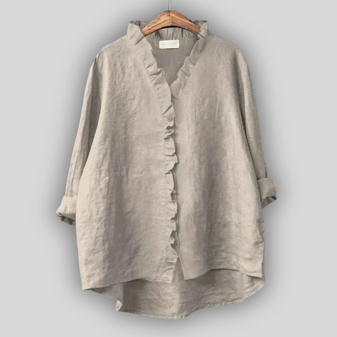 Lininė palaidinė „Žemiška elegancija“