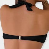 Modernus vienspalvis bikinis
