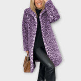 Amara – leopardo rašto paltas