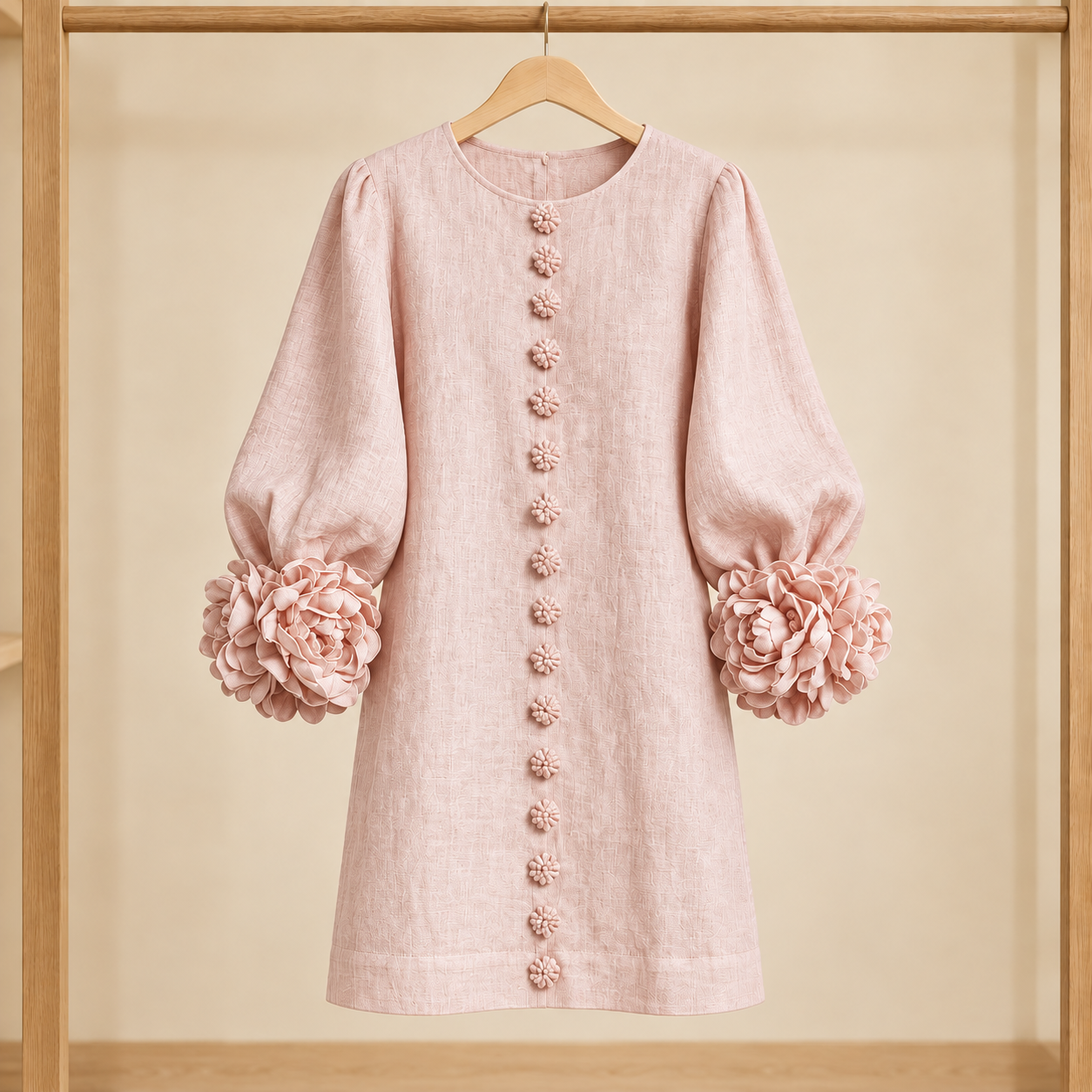 RASA™ | Elegantiška mini suknelė pūstomis rankovėmis