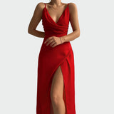 Elegantiška suknelė be petnešėlių