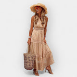 Vasarinė suknelė boho stiliumi