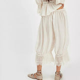 Boho nėrinės kelnės