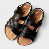 Blizgantys sandalai