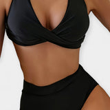 Modernus vienspalvis bikinis