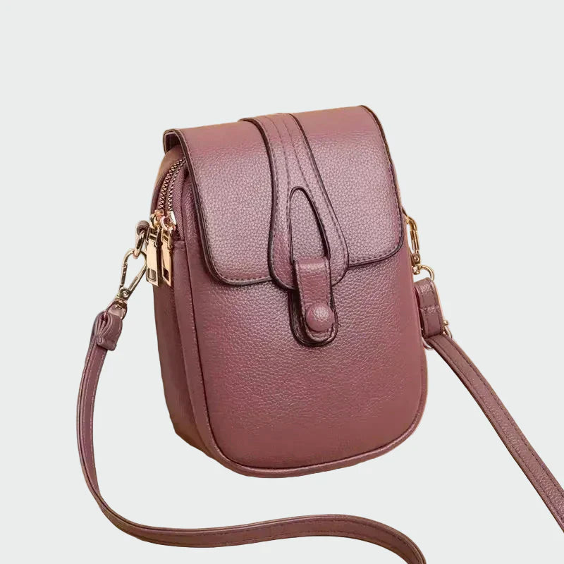 Elegantiška retro odinė rankinė